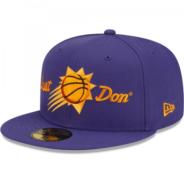 Бейсболка Phoenix Suns New Era x Just Don 59FIFTY - Purple - официальный мерч NBA