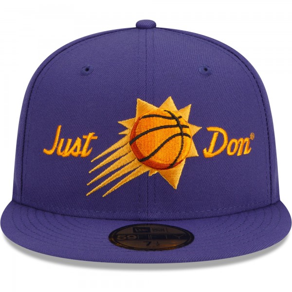 Бейсболка Phoenix Suns New Era x Just Don 59FIFTY - Purple - официальный мерч NBA