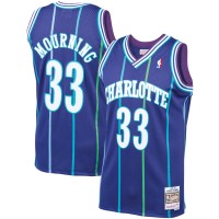 Игровая форма Alonzo Mourning Charlotte Hornets Mitchell & Ness 1994-95 Hardwood Classics Swingman - Purple