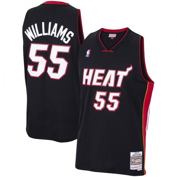 Игровая майка Jason Williams Miami Heat Mitchell & Ness 2005-06 Hardwood Classics Swingman - Black - оригинальная джерси НБА