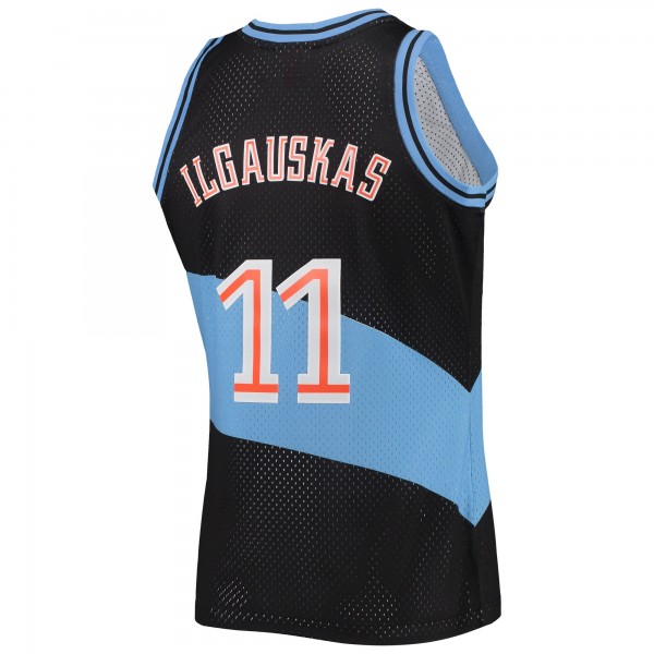 Игровая майка Zydrunas Ilgauskas Cleveland Cavaliers Mitchell & Ness 1997-98 Hardwood Classics Swingman - Black - оригинальная джерси НБА