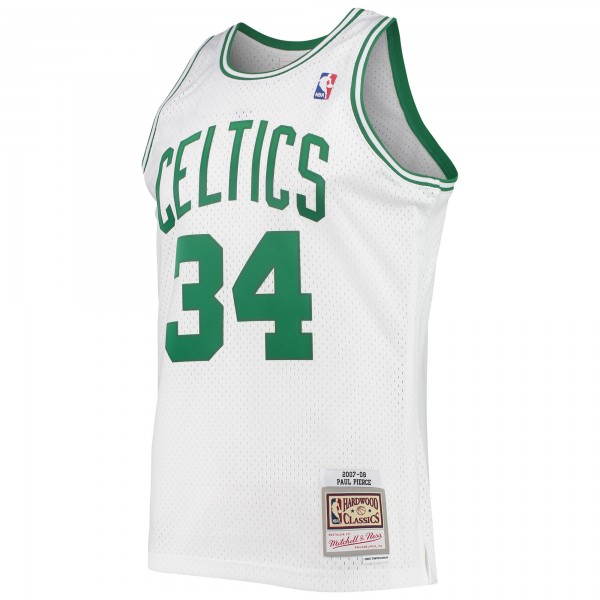Джерси Boston Celtics Paul Pierce Mitchell & Ness White Hardwood Classics Swingman