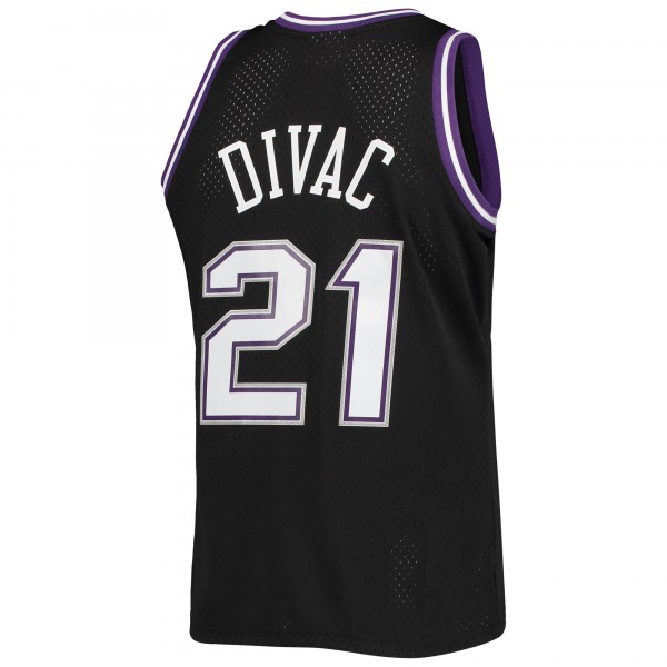 Игровая майка Vlade Divac Sacramento Kings Mitchell & Ness 2000-01 Team Hardwood Classics Swingman - Black - оригинальная джерси НБА