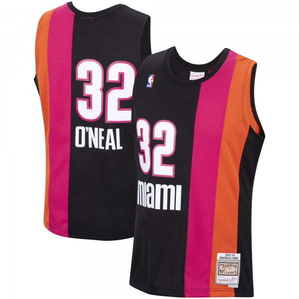 Игровая майка Shaquille O'Neal Miami Heat Mitchell & Ness 2005-06 Hardwood Classics Swingman - Black - оригинальная джерси НБА