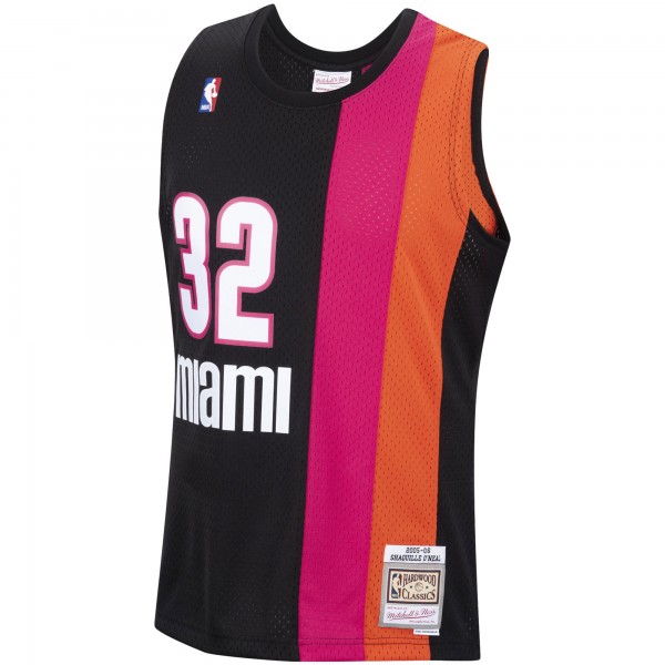 Игровая майка Shaquille O'Neal Miami Heat Mitchell & Ness 2005-06 Hardwood Classics Swingman - Black - оригинальная джерси НБА