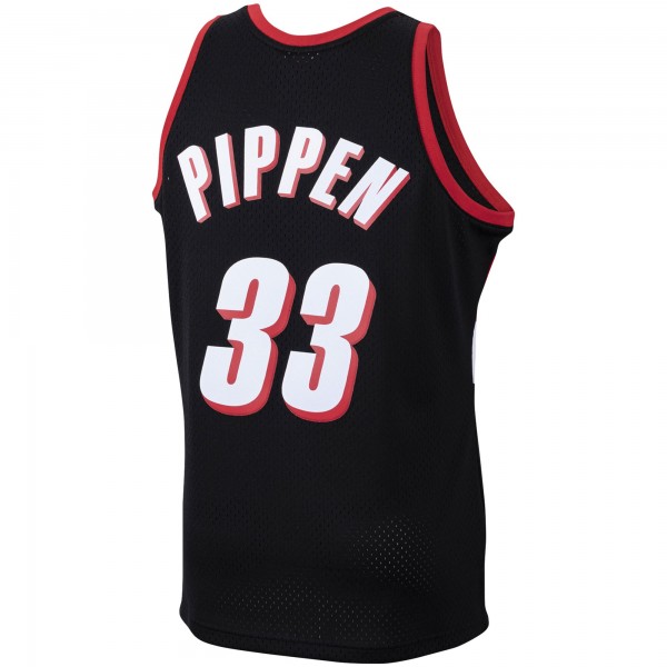 Игровая майка Scottie Pippen Portland Trail Blazers Mitchell & Ness 1999-00 Hardwood Classics Swingman - Black - оригинальная джерси НБА