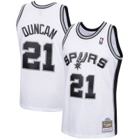 Игровая форма Tim Duncan San Antonio Spurs Mitchell & Ness 1998-99 Hardwood Classics Swingman - White