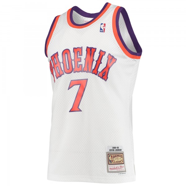 Игровая майка Kevin Johnson Phoenix Suns Mitchell & Ness 1989-90 Hardwood Classics Swingman - White - оригинальная джерси НБА