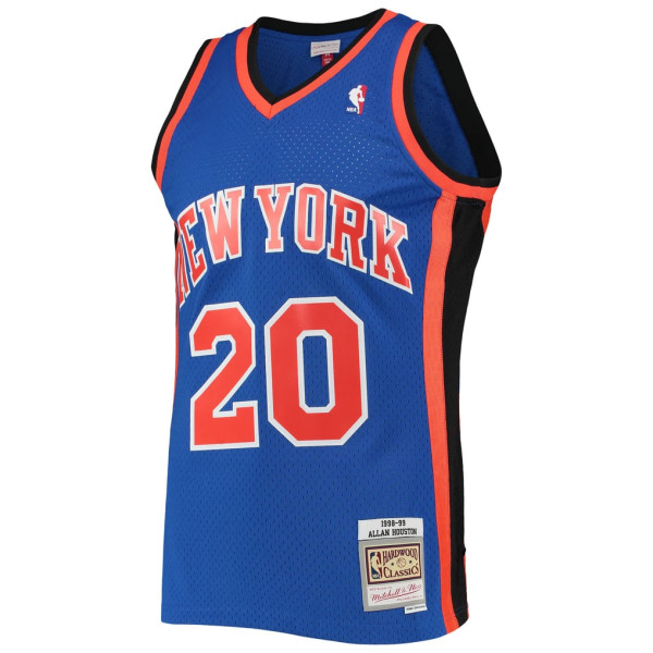 Джерси Allan Houston New York Knicks Mitchell & Ness Hardwood Classics Swingman - Blue