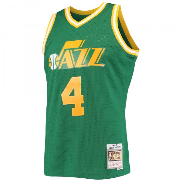 Игровая майка Adrian Dantley Utah Jazz Mitchell & Ness 1980-81 Hardwood Classics Swingman - Green - оригинальная джерси НБА