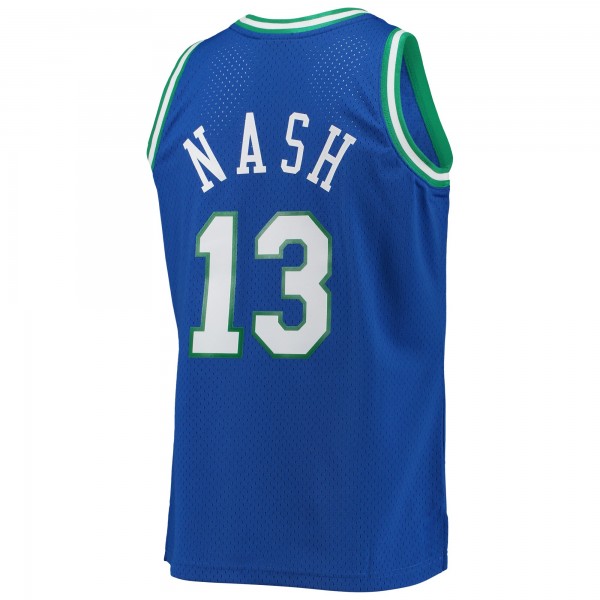 Игровая майка Steve Nash Dallas Mavericks Mitchell & Ness Hardwood Classics Swingman - Blue - оригинальная джерси НБА