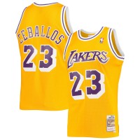 Игровая форма Cedric Ceballos Los Angeles Lakers Mitchell & Ness 1994-95 Hardwood Classics Swingman - Gold