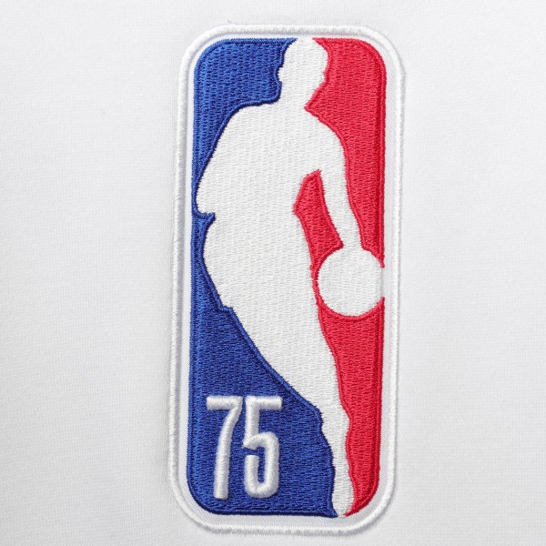 Толстовка на короткой молнии NBA Nike Team 31 75th Anniversary Courtside Fleece - White/Blue