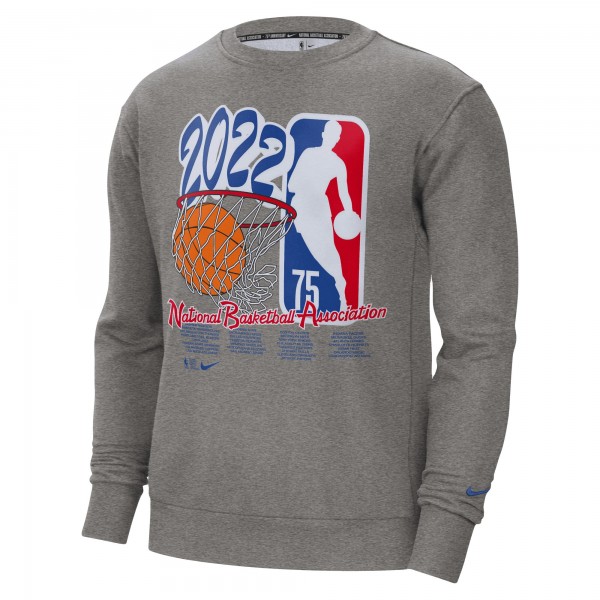 Кофта Nike Team 31 NBA 75th Anniversary Fleece - Heathered Gray