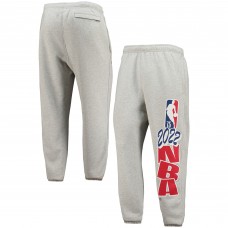 Спортивные штаны NBA Nike Team 31 75th Anniversary Courtside Fleece - Heathered Gray