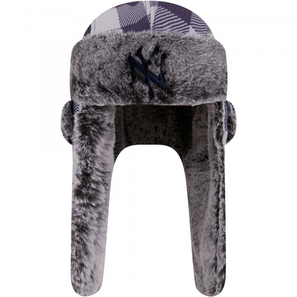 Шапка - ушанка New York Yankees New Era Buffalo Plaid - Navy