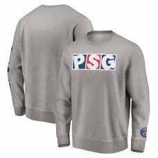 Кофта Paris Saint-Germain Fanatics Fleece - Heathered Gray
