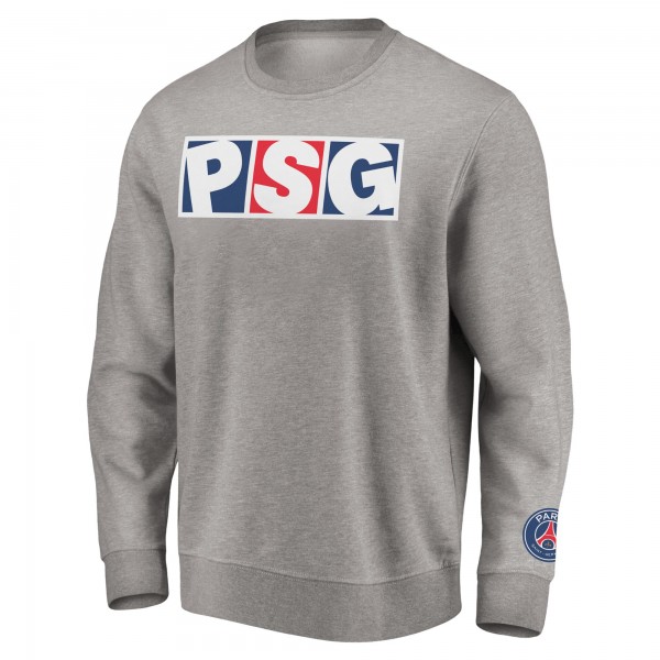 Кофта Paris Saint-Germain Fanatics Fleece - Heathered Gray
