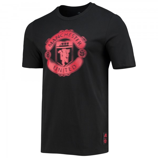 Футболка Manchester United adidas Club Crest - Black