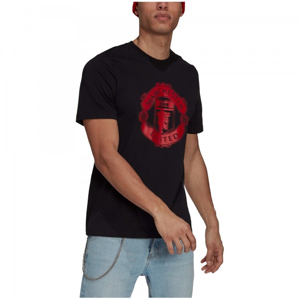 Футболка Manchester United adidas Club Crest - Black