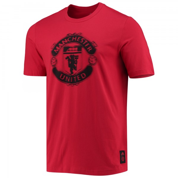 Футболка Manchester United adidas Club Crest - Red