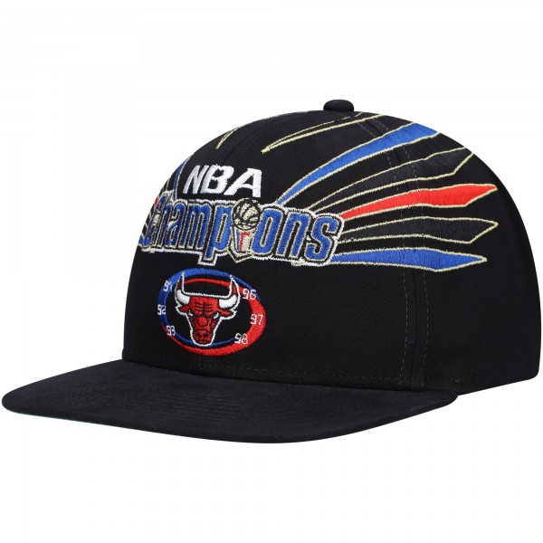 Бейсболка Chicago Bulls Mitchell & Ness Hardwood Classics 1998 NBA Champions - Black