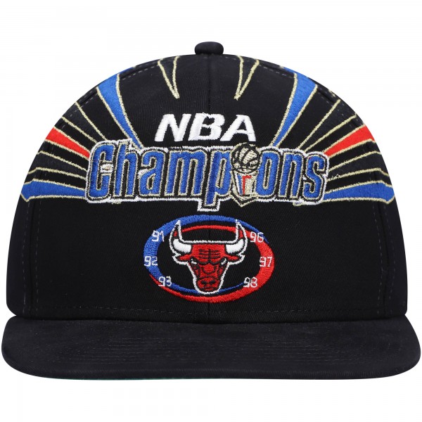 Бейсболка Chicago Bulls Mitchell & Ness Hardwood Classics 1998 NBA Champions - Black