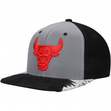 Chicago Bulls Mitchell & Ness Day 5 Snapback Hat - Silver/Gray