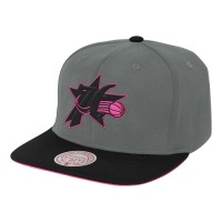 Бейсболка Philadelphia 76ers Mitchell & Ness Hardwood Classics Neon Lights - Gray/Black