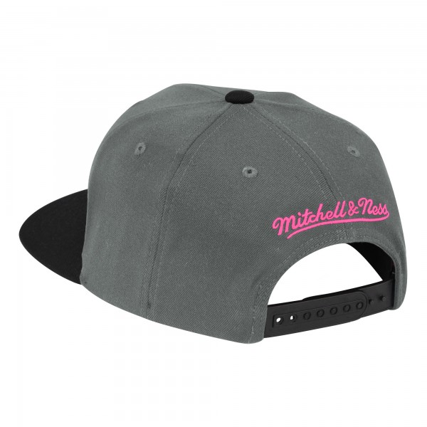 Бейсболка Philadelphia 76ers Mitchell & Ness Hardwood Classics Neon Lights - Gray/Black