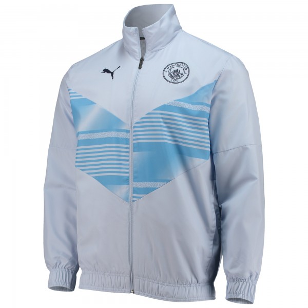 Кофта на молнии Manchester City Puma 2022/23 Pre-Match - Sky Blue