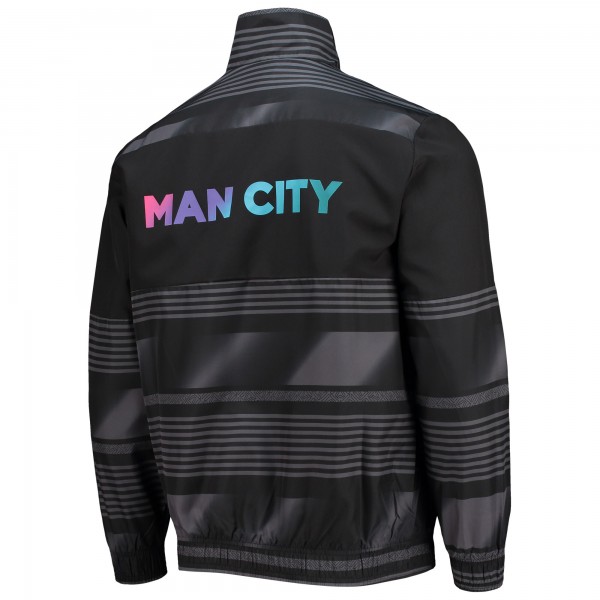 Кофта на молнии Manchester City Puma 2022/23 Pre-Match - Black