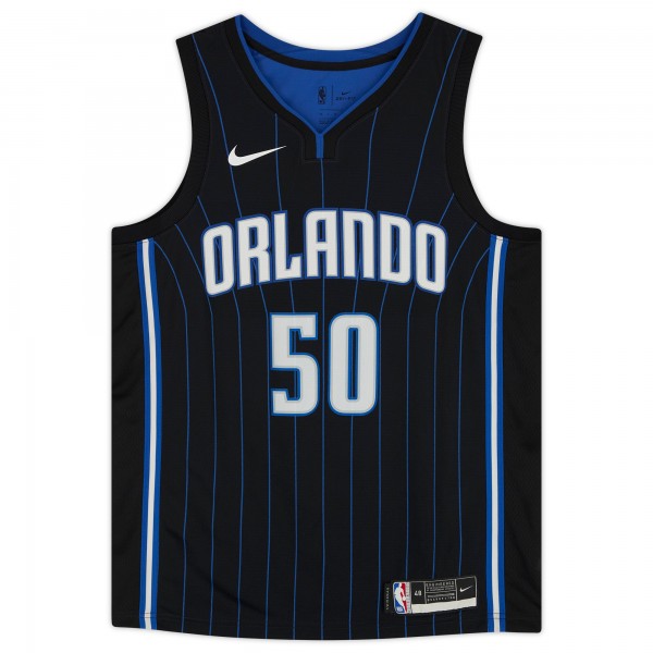 Игровая джерси Orlando Magic Cole Anthony Autographed Nike Black 2020-21 Association Swingman