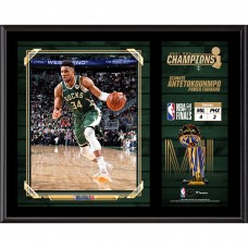 Milwaukee Bucks Giannis Antetokounmpo Fanatics Authentic 12 x 15 2021 NBA Finals Champion Sublimated Plaque