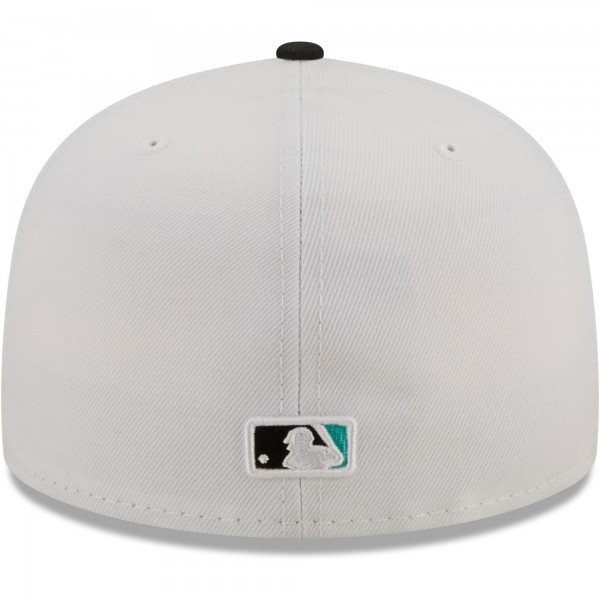Бейсболка New York Yankees New Era Spring Color Pack Two-Tone 59FIFTY - White/Black
