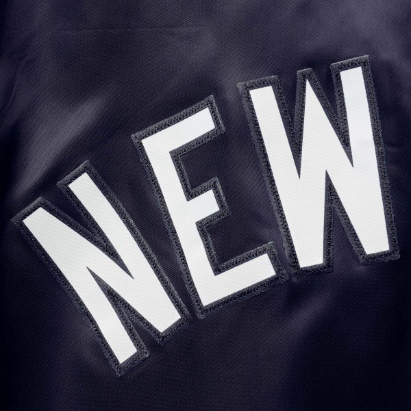 Куртка на кнопках New York Yankees Pro Standard Wordmark Satin - Navy