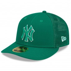 Бейсболка New York Yankees New Era 2022 St. Patrick's Day Low Profile 59FIFTY - Green