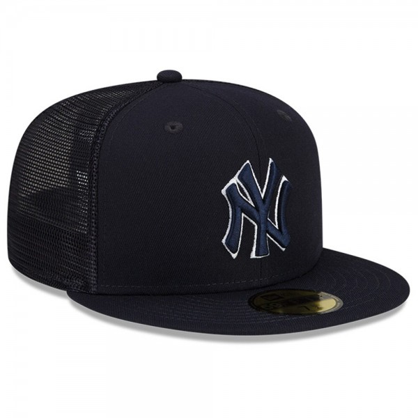 Бейсболка New York Yankees New Era 2023 Batting Practice 59FIFTY - Navy