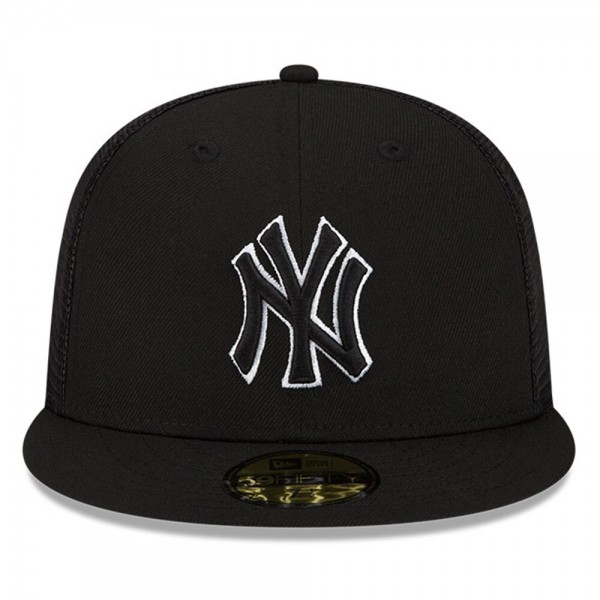 Бейсболка New York Yankees New Era 2023 Batting Practice 59FIFTY - Black