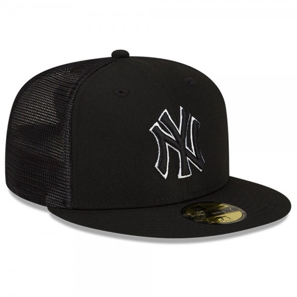 Бейсболка New York Yankees New Era 2023 Batting Practice 59FIFTY - Black