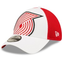 Бейсболка Portland Trail Blazers New Era Large Logo 39THIRTY - White/Red