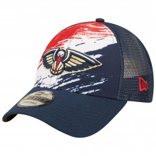 Бейсболка New Orleans Pelicans New Era Marble 9FORTY - Navy