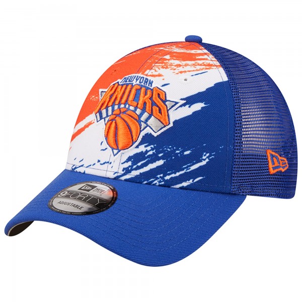 Бейсболка New York Knicks New Era Marble 9FORTY - Blue