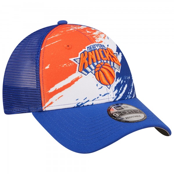Бейсболка New York Knicks New Era Marble 9FORTY - Blue