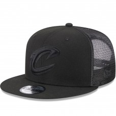 Cleveland Cavaliers New Era Classic 9FIFTY Trucker Snapback Hat - Black