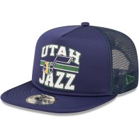 Бейсболка Utah Jazz New Era A-Frame 9FIFTY - Navy