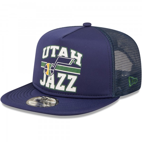 Бейсболка Utah Jazz New Era A-Frame 9FIFTY - Navy