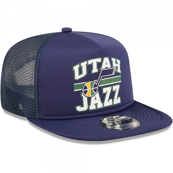 Бейсболка Utah Jazz New Era A-Frame 9FIFTY - Navy