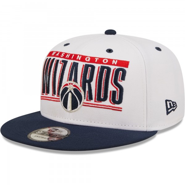 Бейсболка Washington Wizards New Era Retro Title 9FIFTY - White/Navy