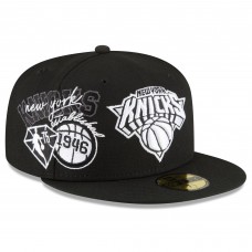 Бейсболка New York Knicks New Era Back Half Team 59FIFTY - Black